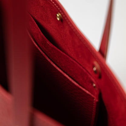 Scratch-and-Dent Red Cypress Travel Tote