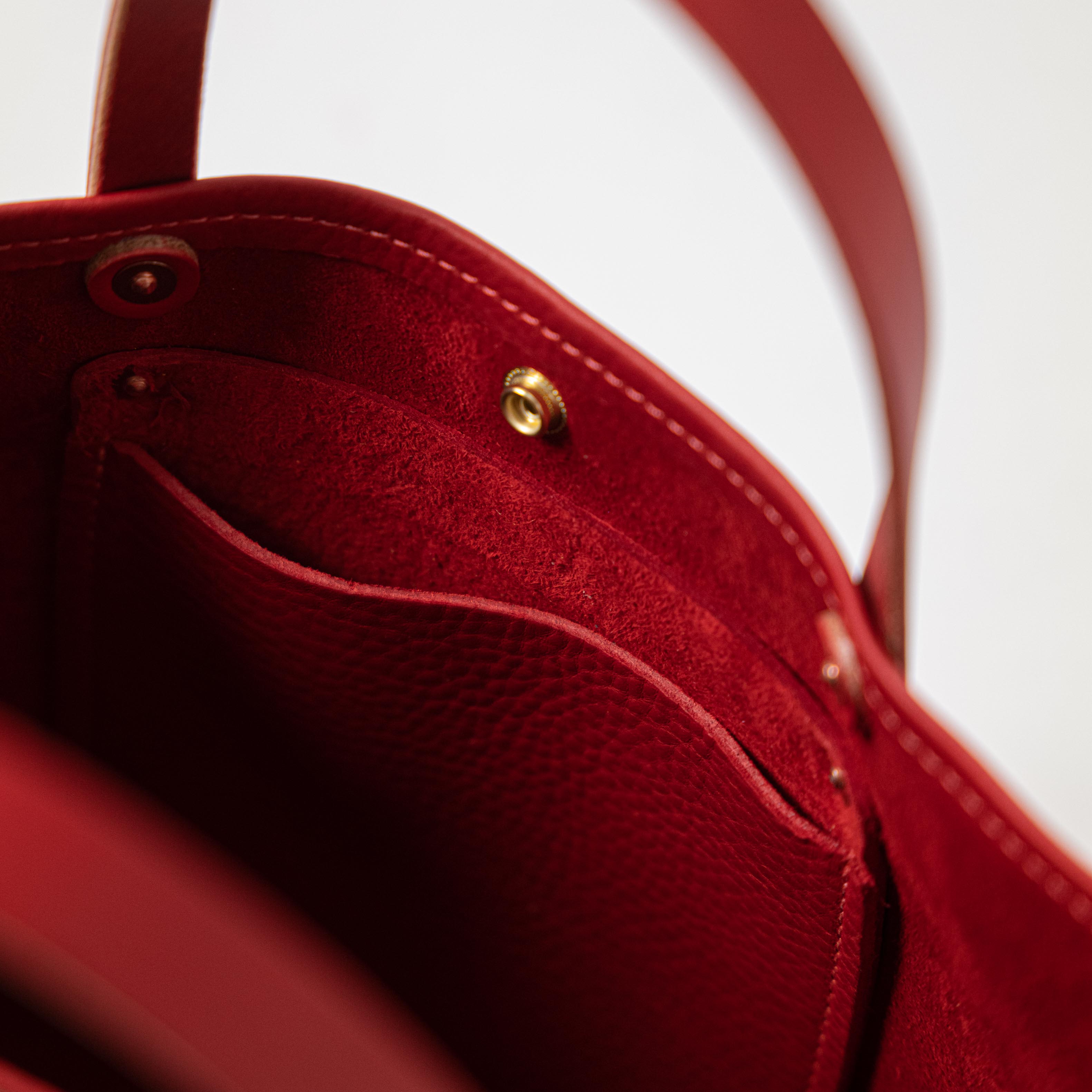 Scratch-and-Dent Red Cypress Mini Travel Tote
