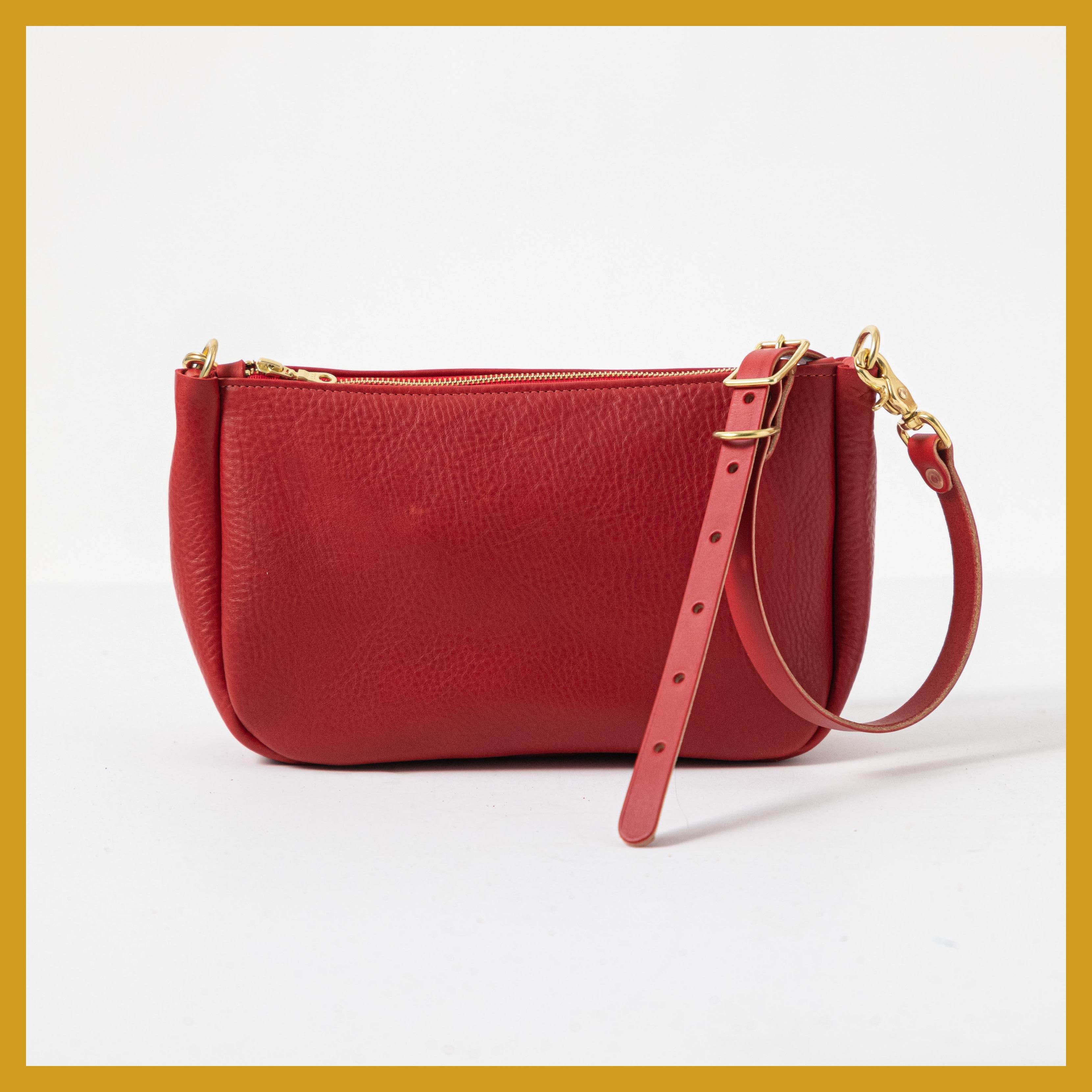 Scratch-and-Dent Red Cypress Crossbody Bag