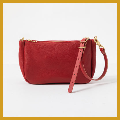Scratch-and-Dent Red Cypress Crossbody Bag