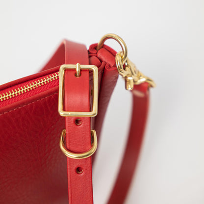 Scratch-and-Dent Red Cypress Crossbody Bag