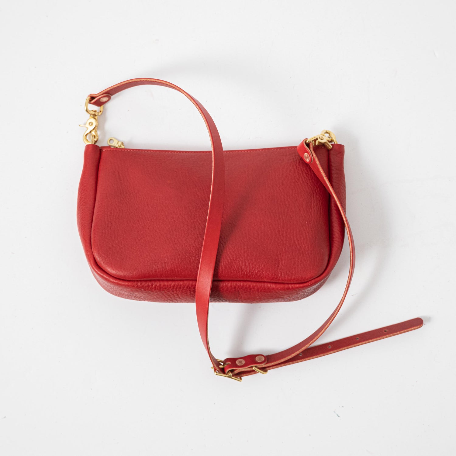 Scratch-and-Dent Red Cypress Crossbody Bag