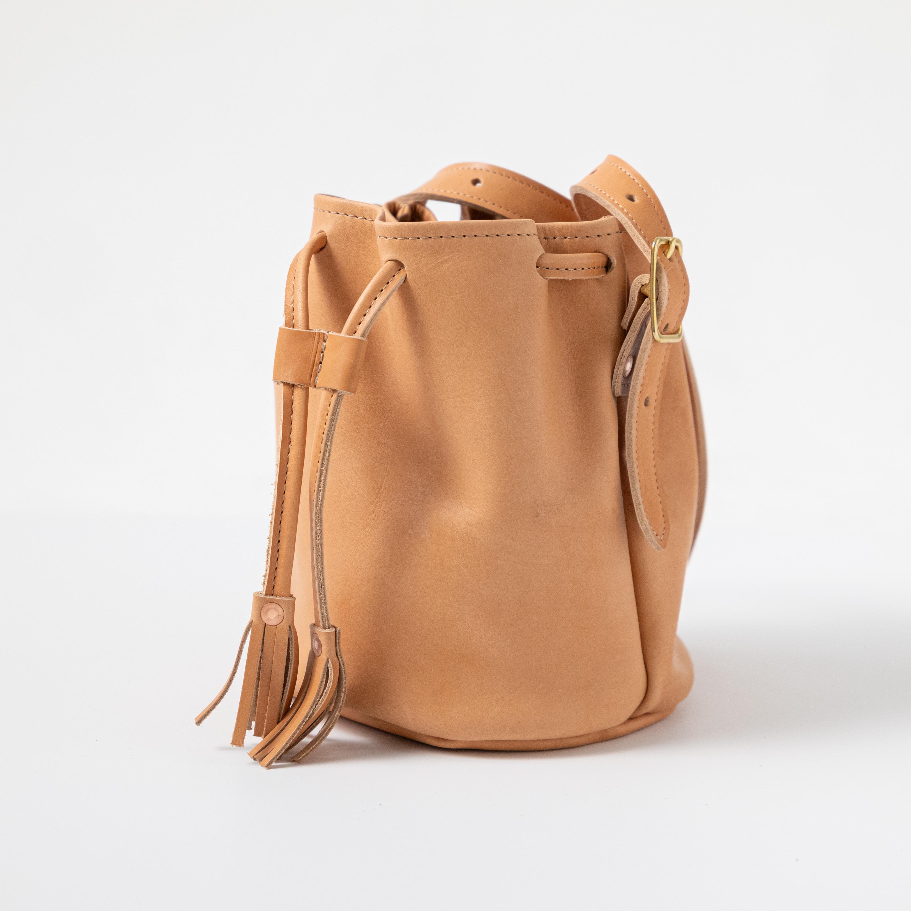 Baggu leather bucket cheap bag