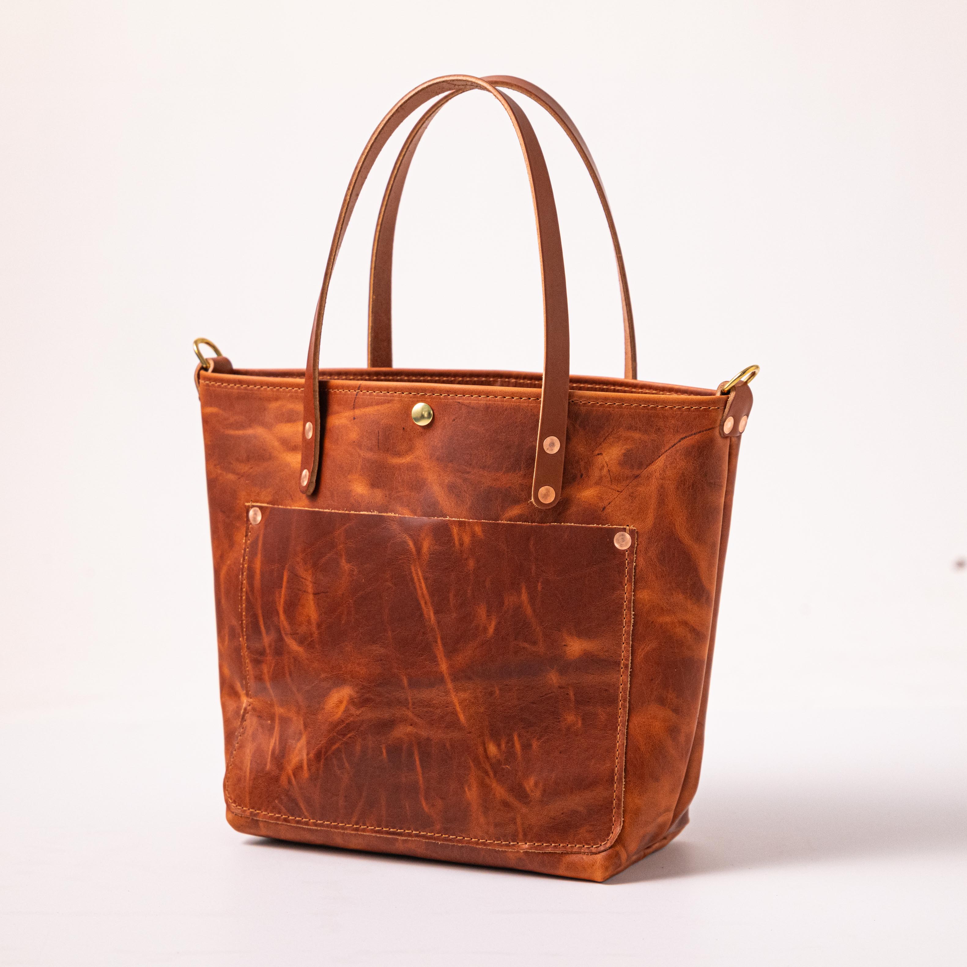 English Tan Derby Travel Tote
