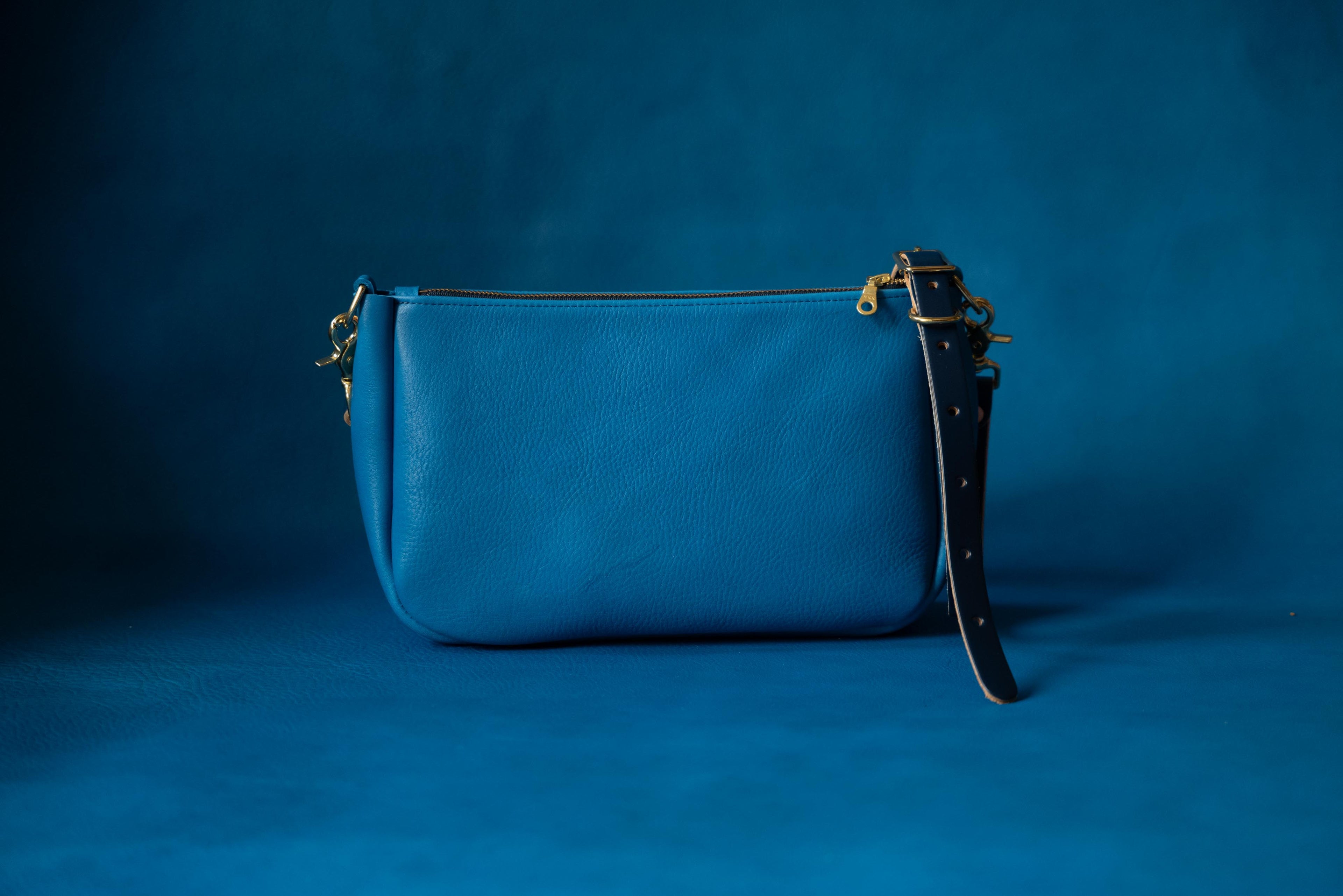 Scratch-and-Dent Cerulean Cypress Crossbody Bag