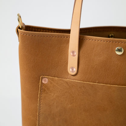 Scratch-and-Dent Natural Bison Travel Tote