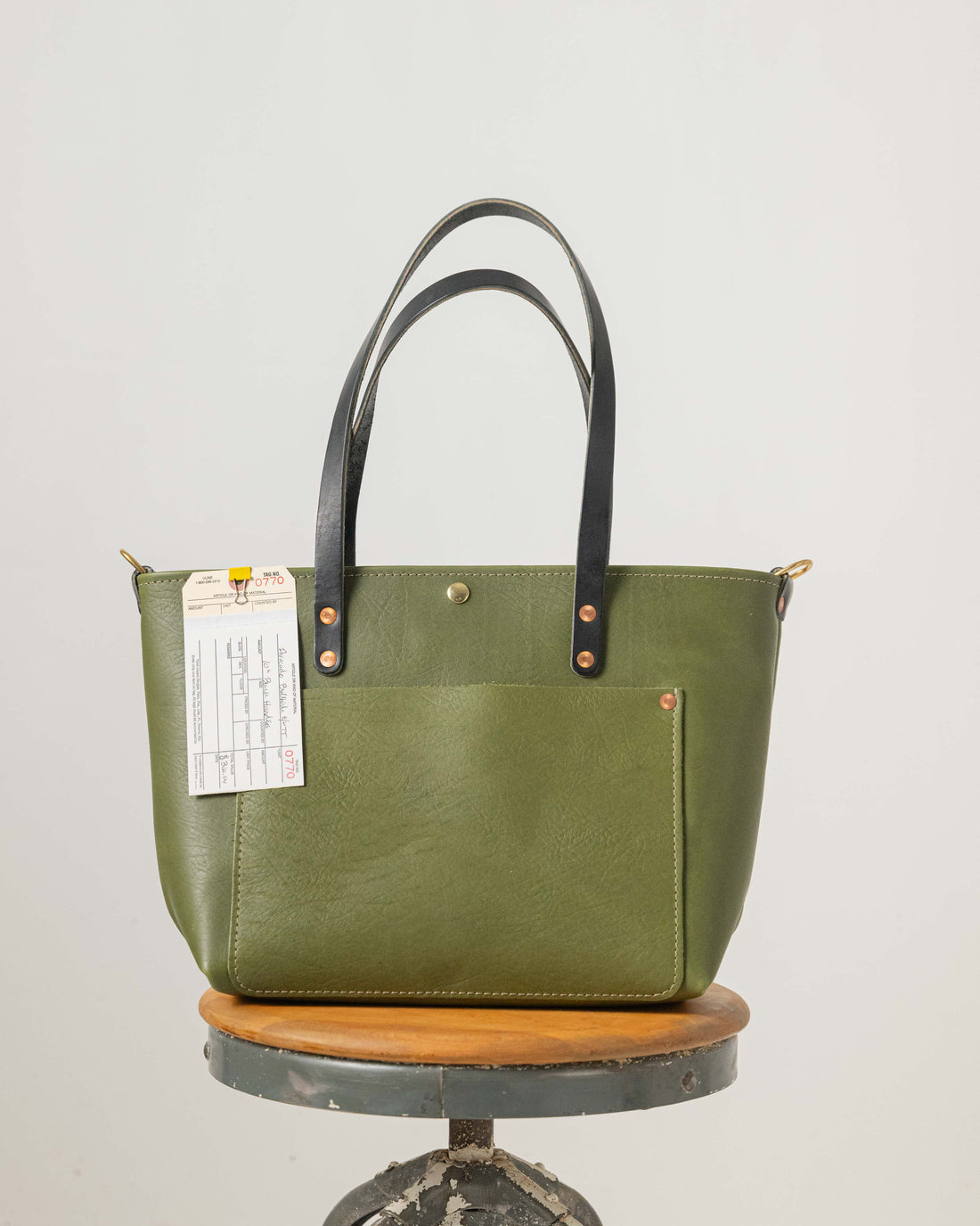 East West Small Canvas Tote