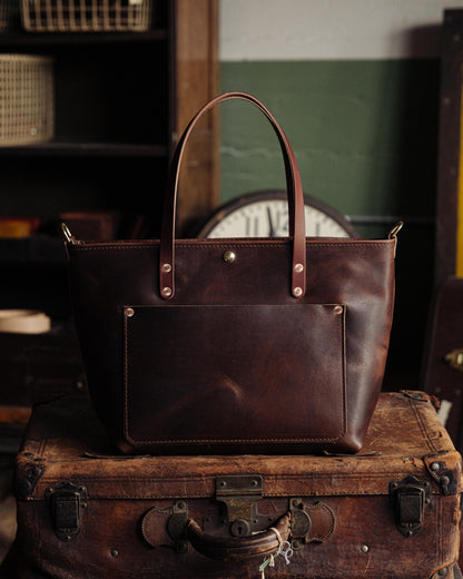 Brown Dublin East West Travel Tote