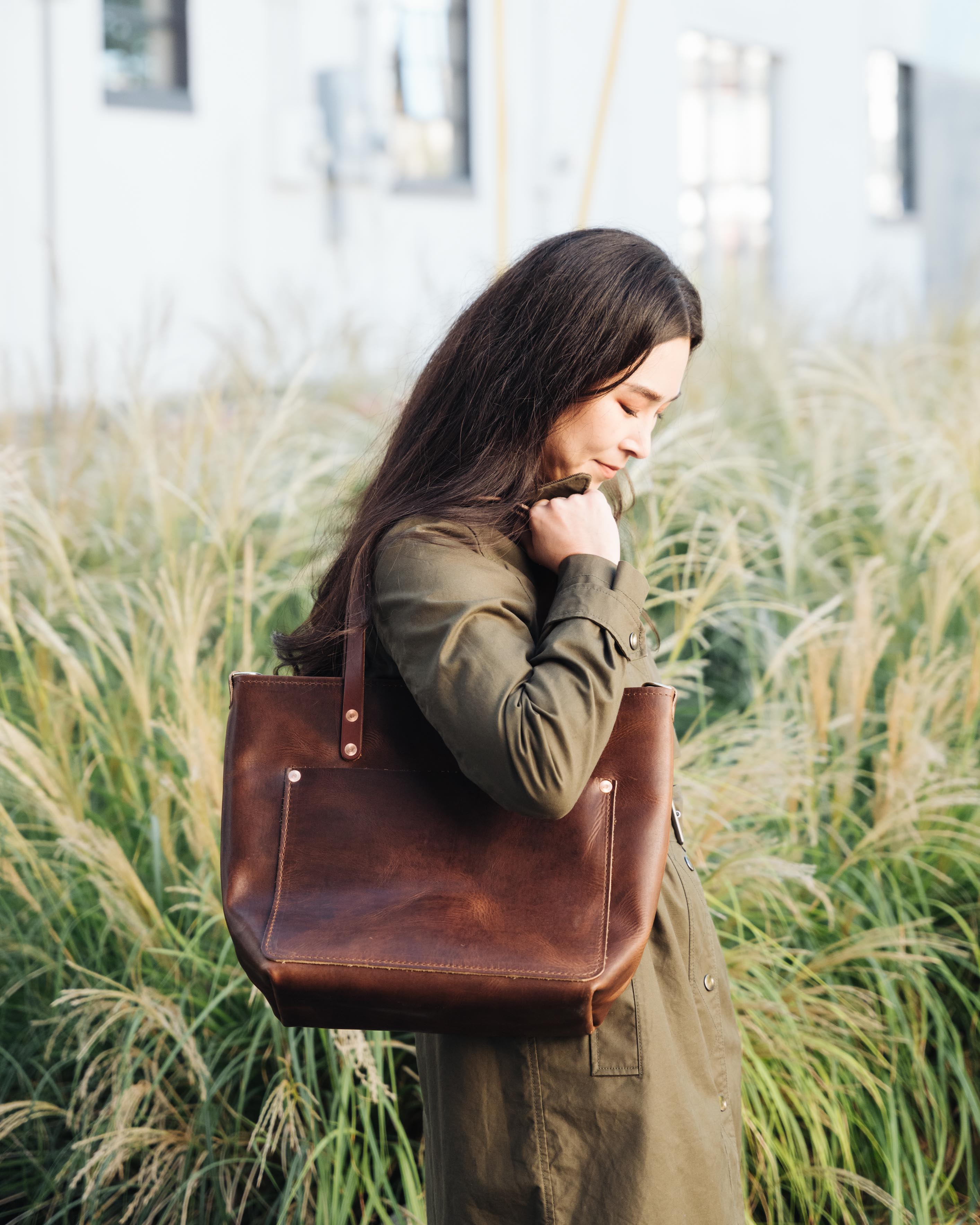 Muleau Eco Leather Rectangle Bagムル - トートバッグ