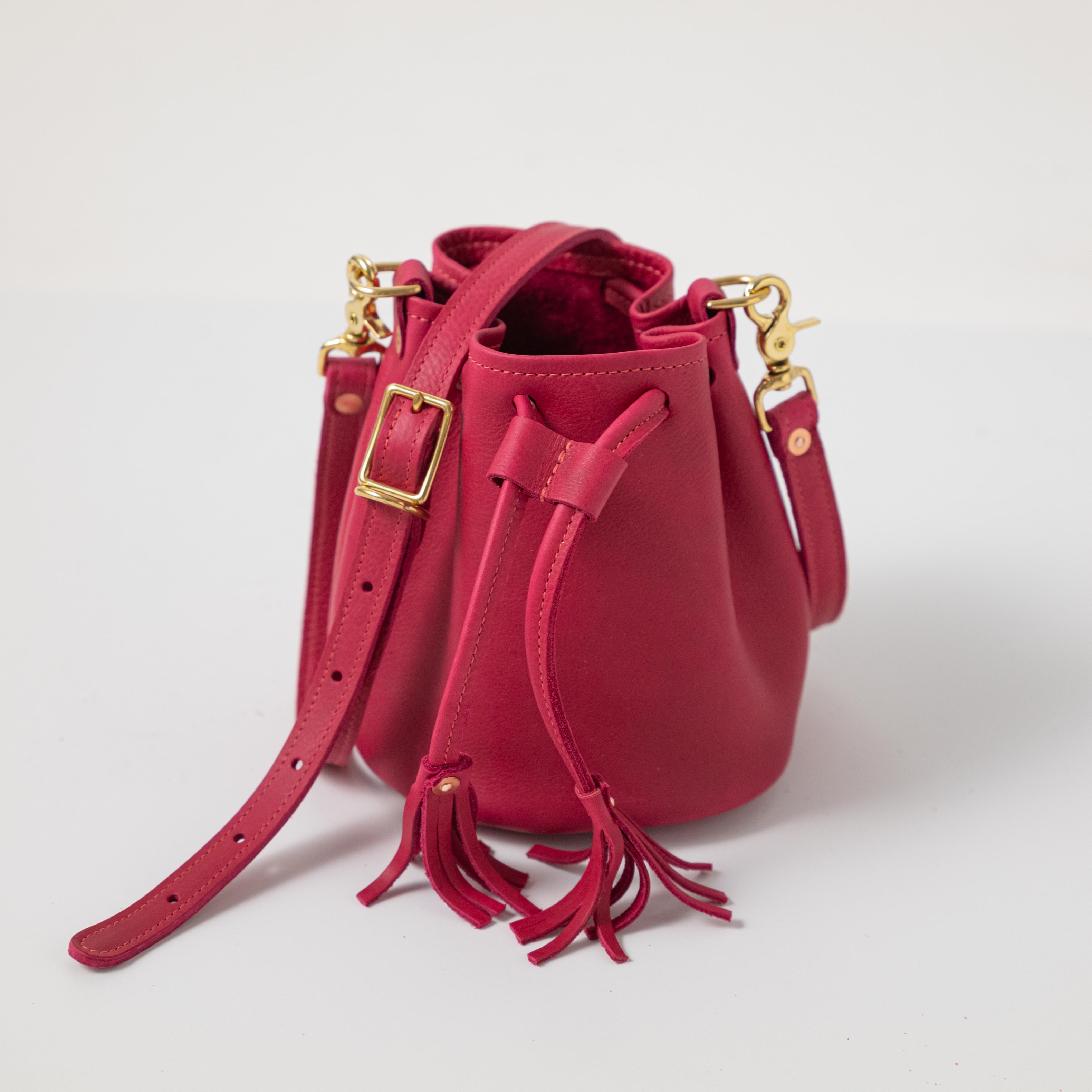 Scratch-and-Dent Rose Cypress Mini Bucket Bag