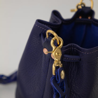 Scratch-and-Dent Violet Cypress Mini Bucket Bag