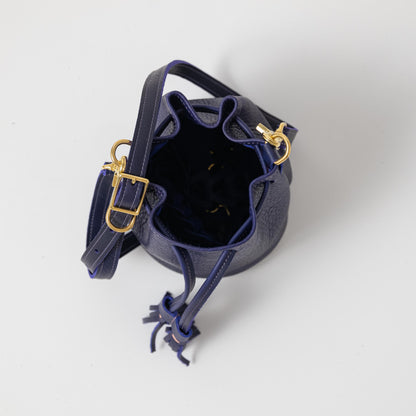 Scratch-and-Dent Violet Cypress Mini Bucket Bag