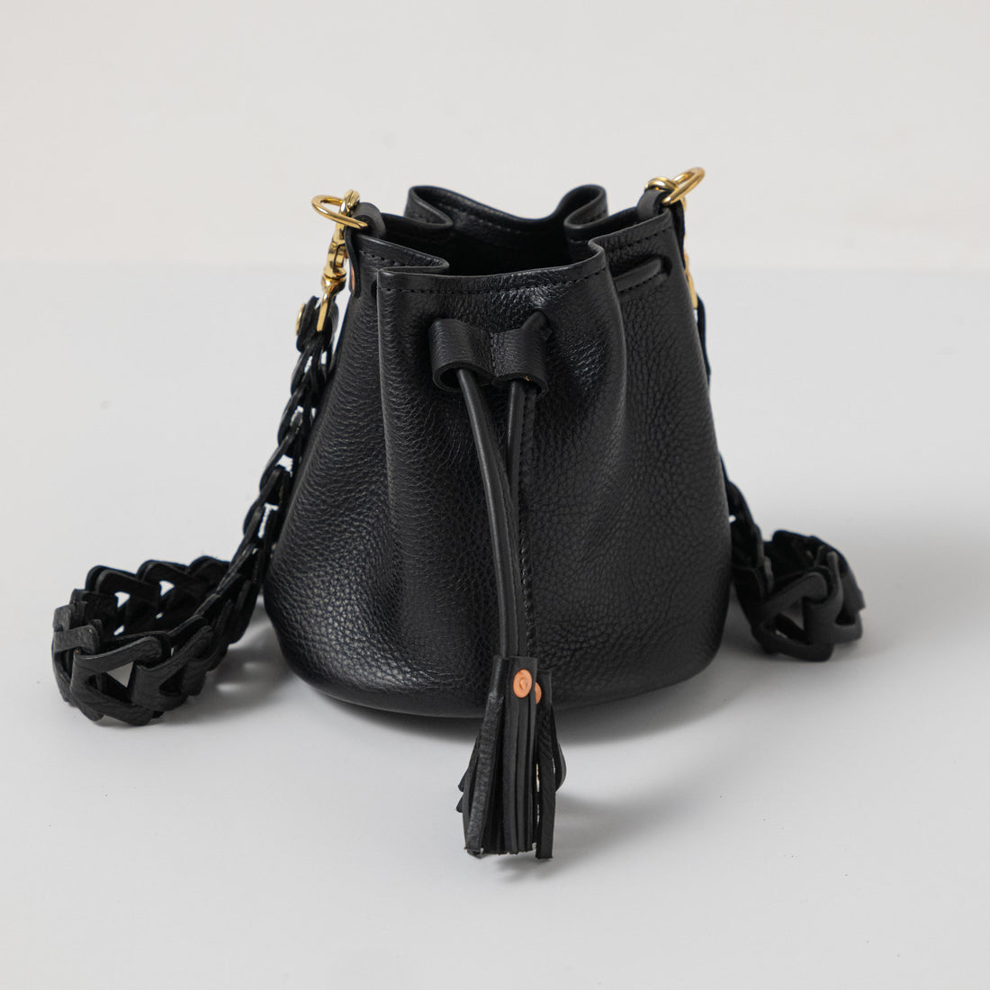 Black Cypress Mini Bucket Bag