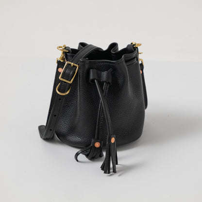 Scratch-and-Dent Black Cypress Mini Bucket Bag