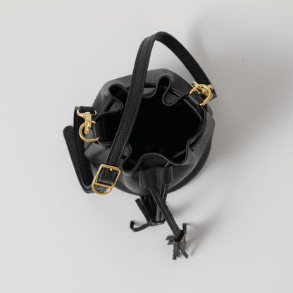 Scratch-and-Dent Black Cypress Mini Bucket Bag