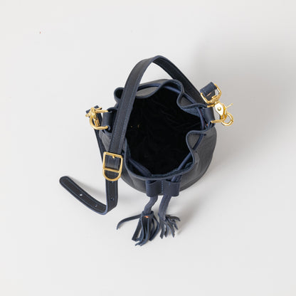 Scratch-and-Dent Navy Kodiak Mini Bucket Bag