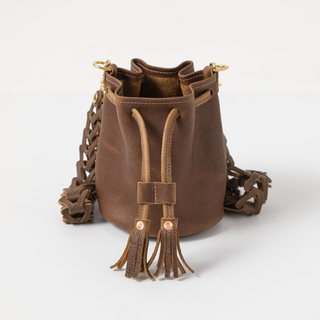 Olive Kodiak Mini Bucket Bag