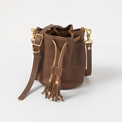 Olive Kodiak Mini Bucket Bag