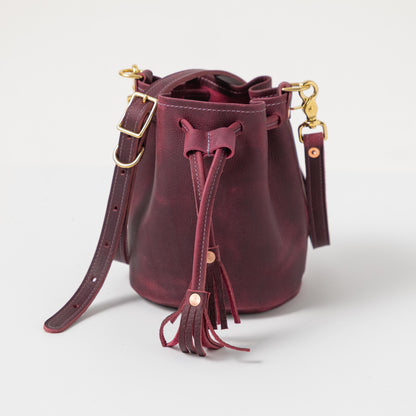 Scratch-and-Dent Purple Kodiak Mini Bucket Bag