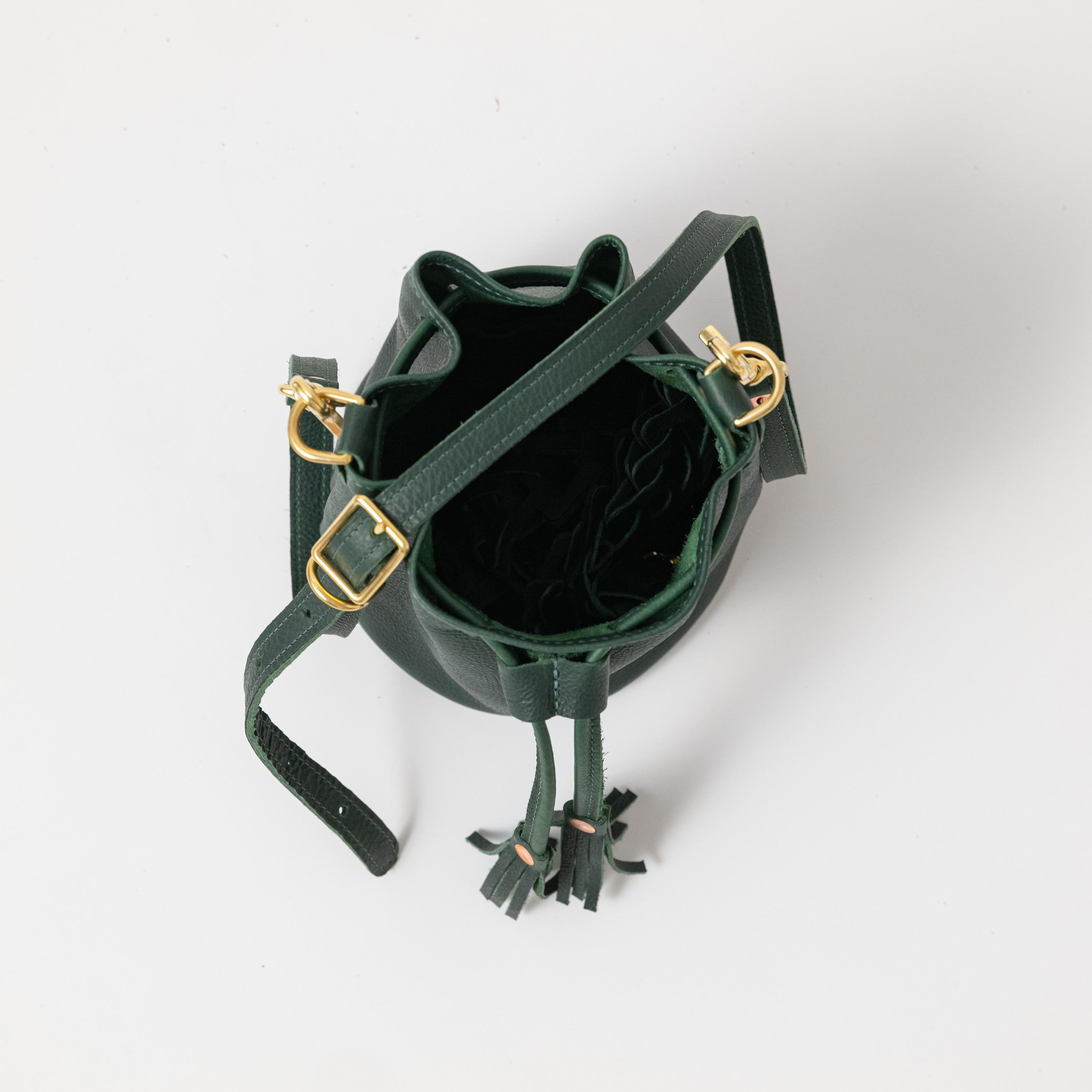 Green Kodiak Mini Bucket Bag