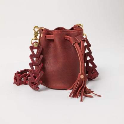 Scratch-and-Dent Red Kodiak Mini Bucket Bag