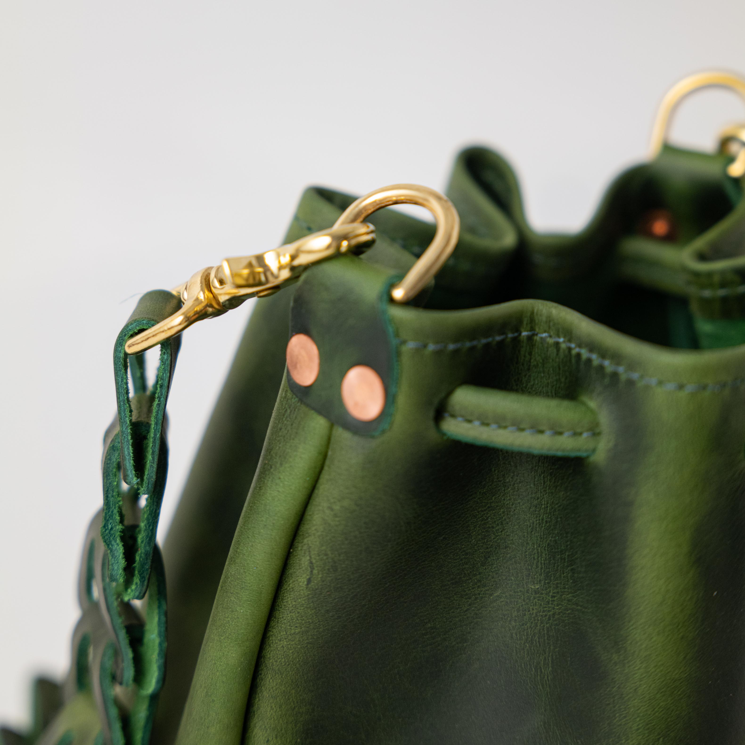 Green Cheaha Mini Bucket Bag