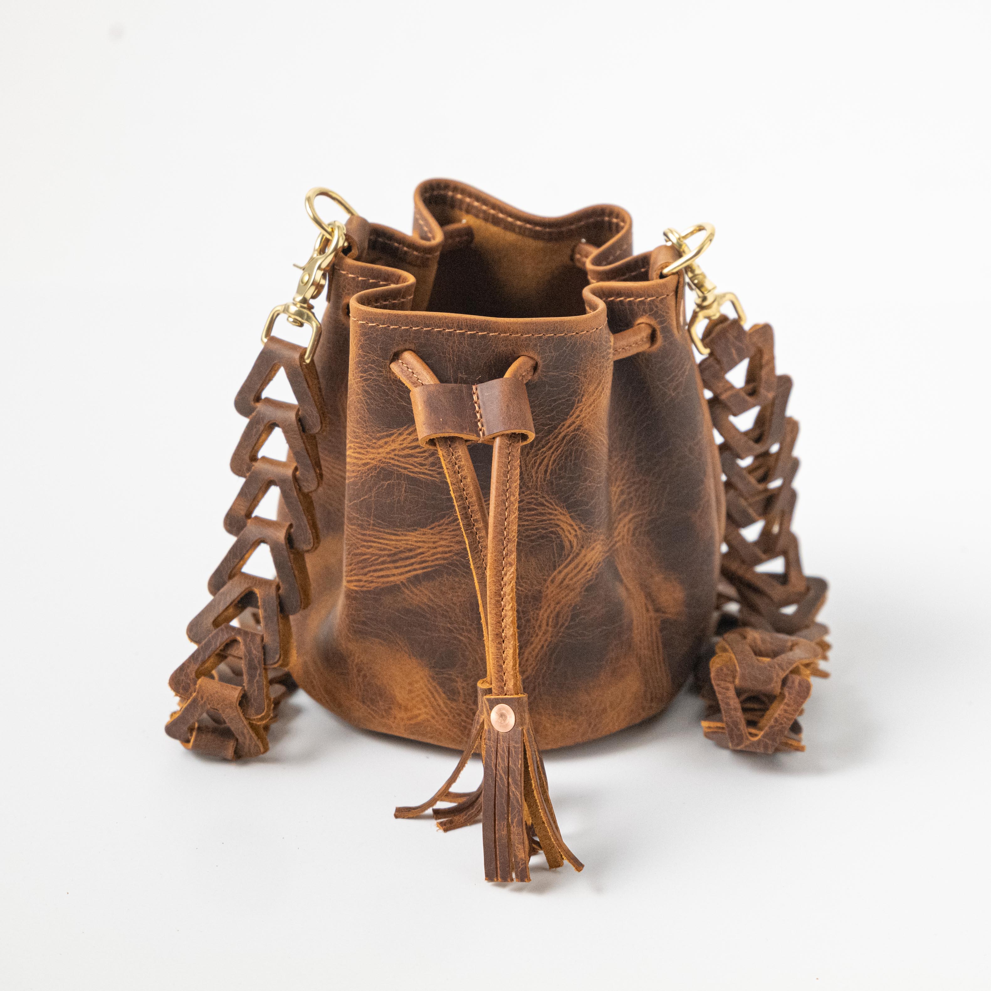 Tobacco Mini Bucket Bag