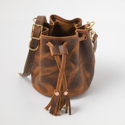 Tobacco Mini Bucket Bag