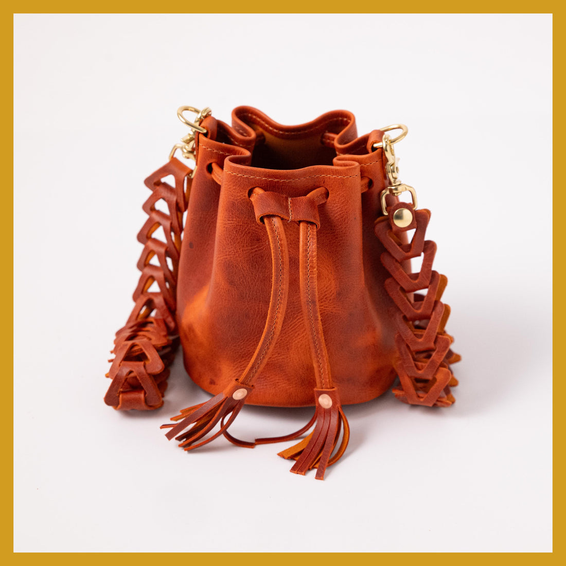Scratch-and-Dent Brick Kodiak Mini Bucket Bag