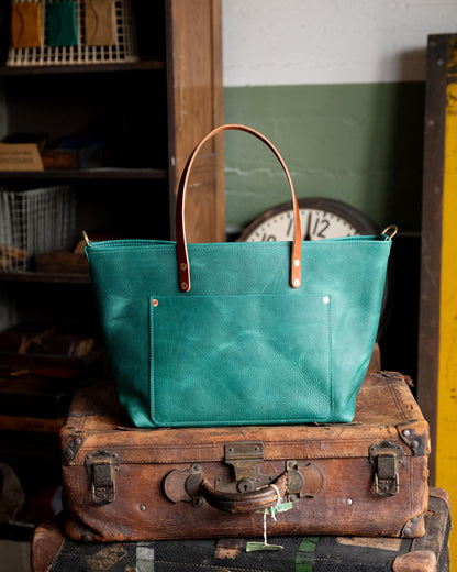 Scratch-and-Dent Teal Kodiak Market Tote