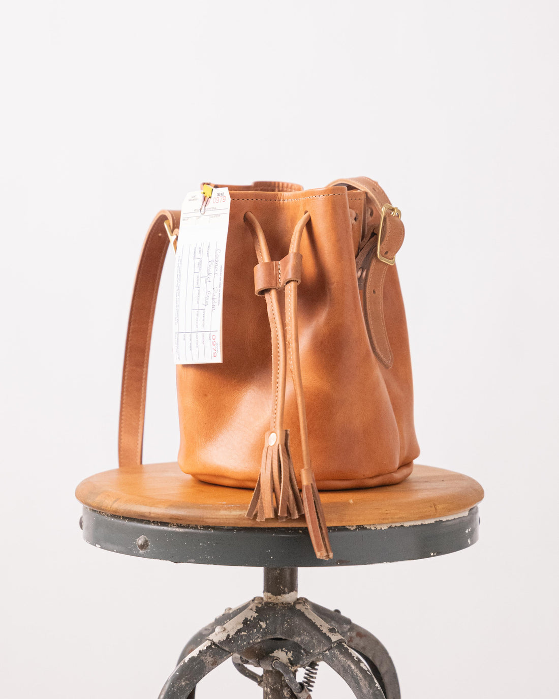 0979 Cognac Dublin Bucket Bag