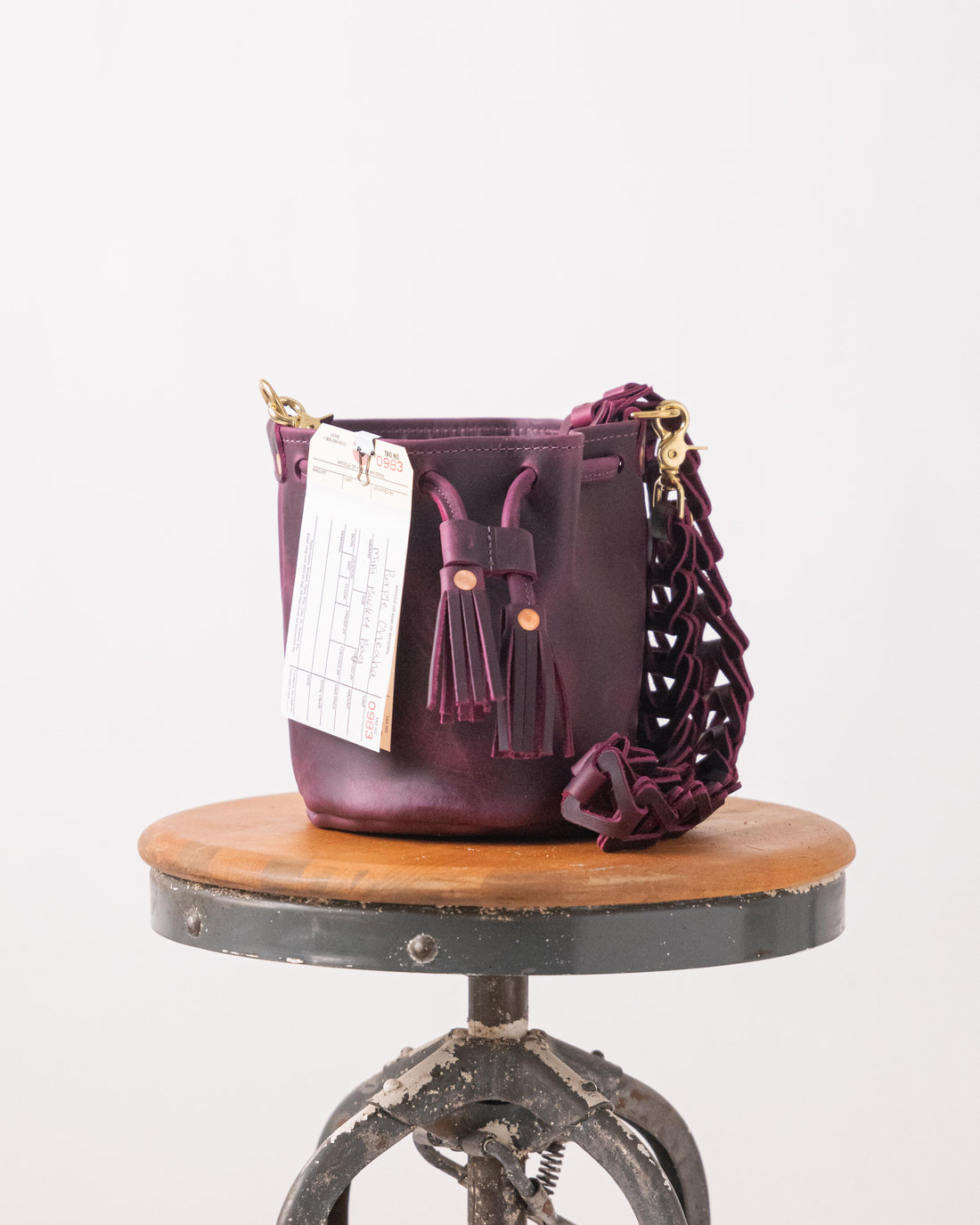 0983 Purple Cheaha Mini Bucket Bag