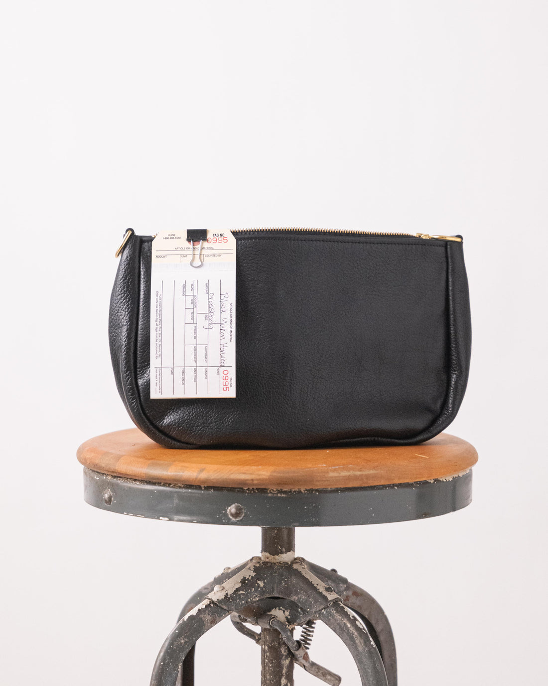 0995 Black Yukon Horween Crossbody Bag (no crossbody strap)