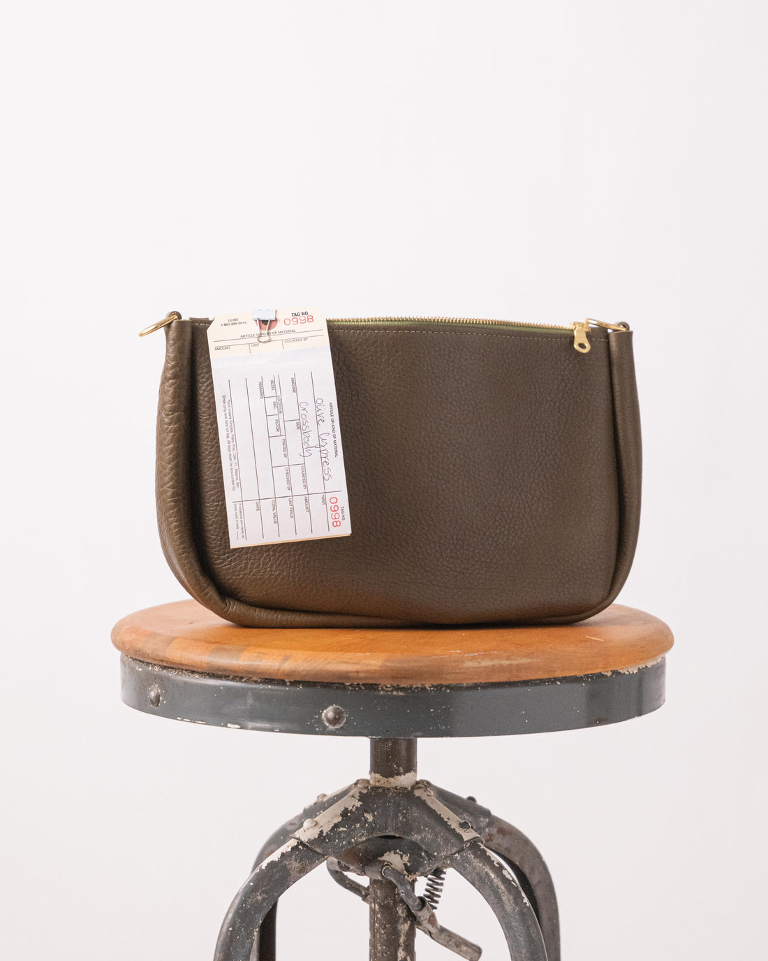 0998 Olive Cypress Crossbody Bag (no crossbody strap)