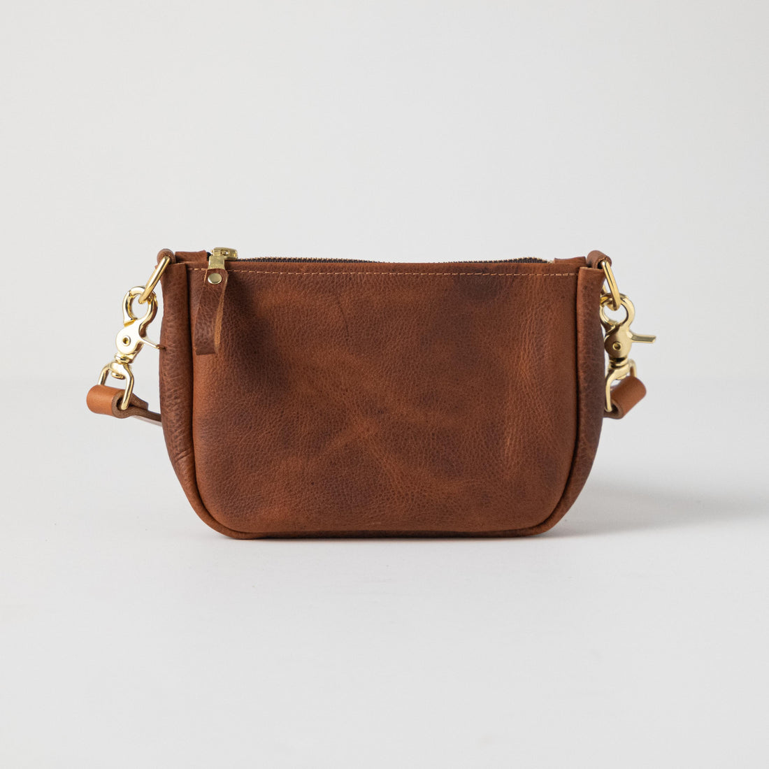 Tan Kodiak Mini Crossbody Bag