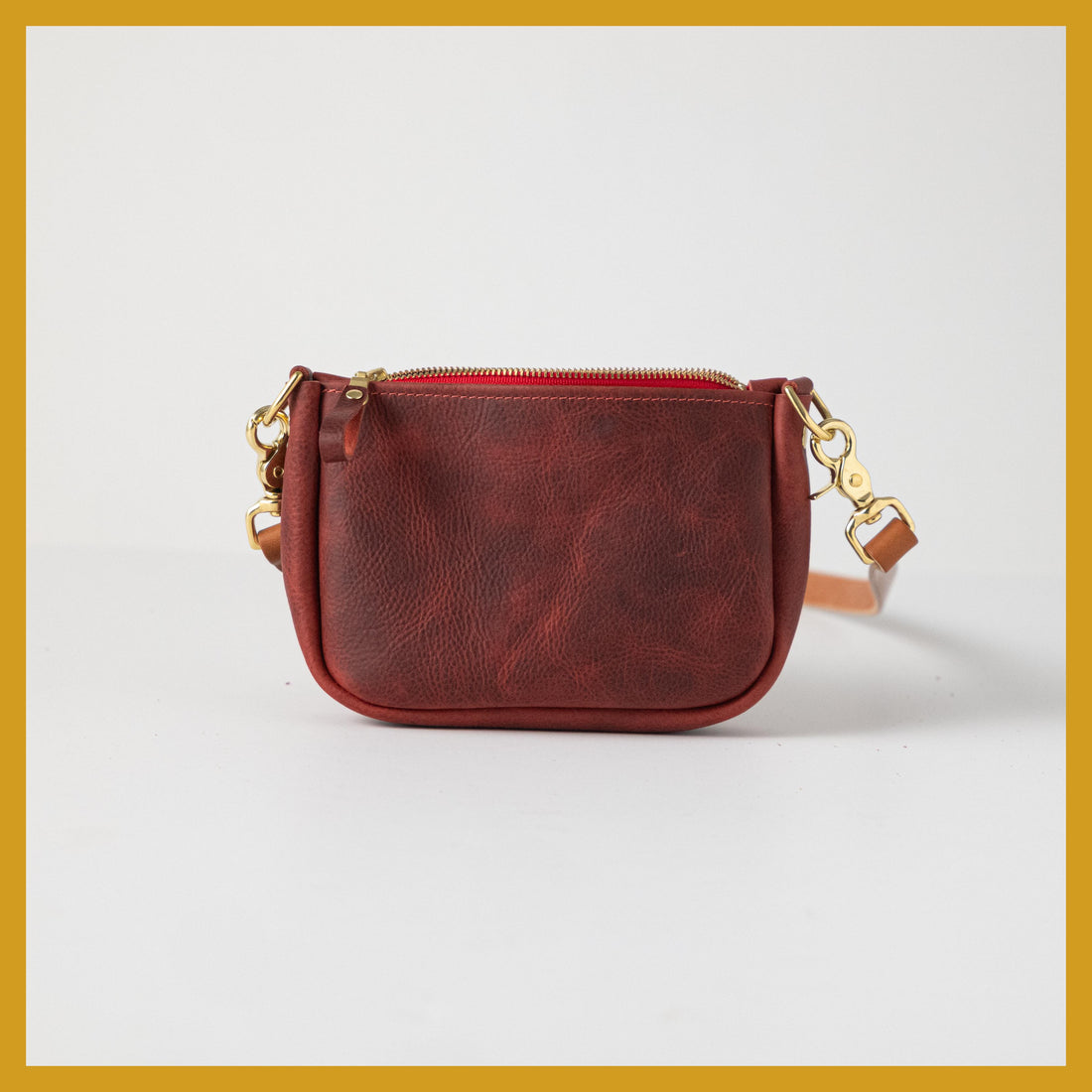 Scratch-and-Dent Red Kodiak Mini Crossbody Bag