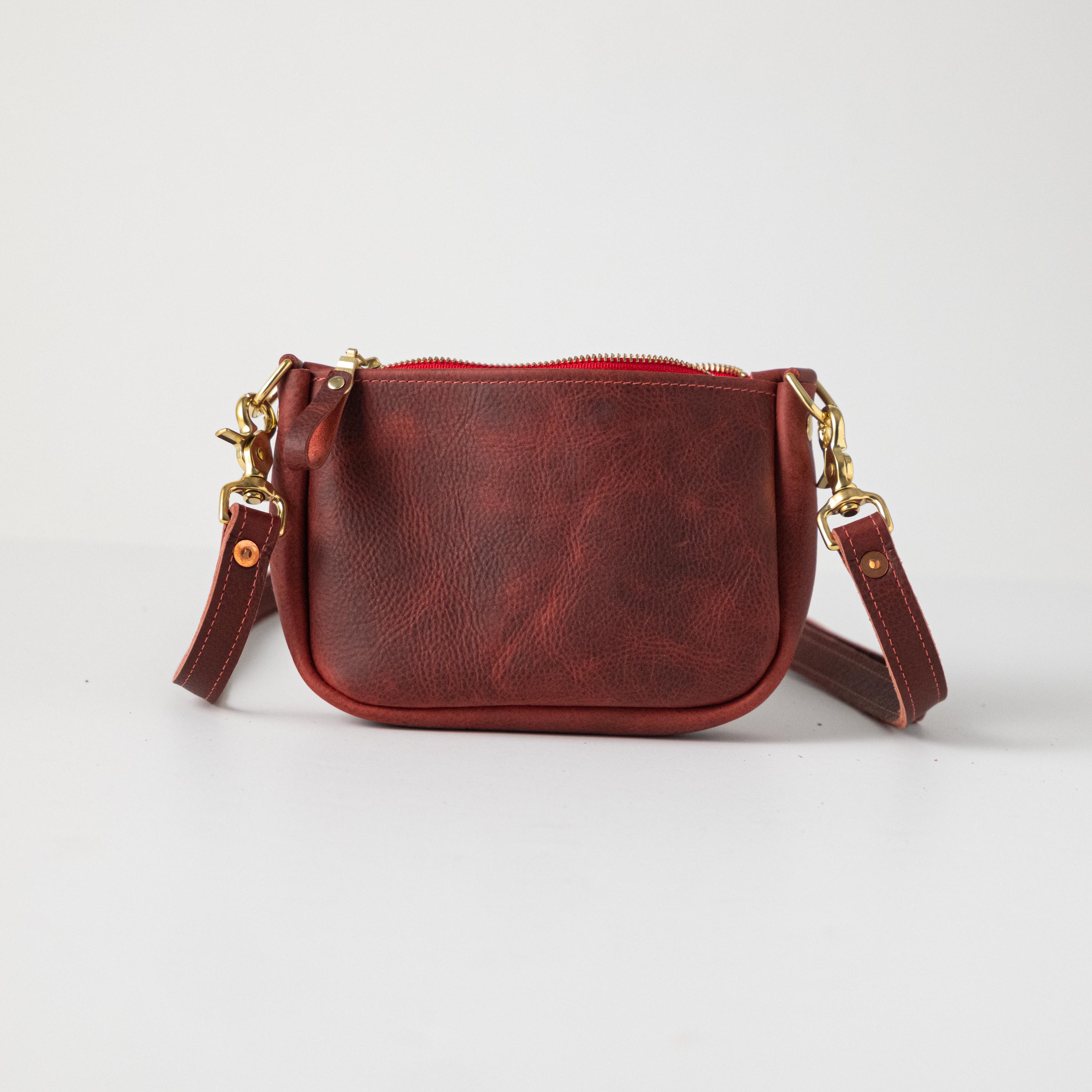 Scratch-and-Dent Red Kodiak Mini Crossbody Bag