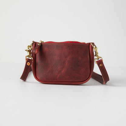 Scratch-and-Dent Red Kodiak Mini Crossbody Bag