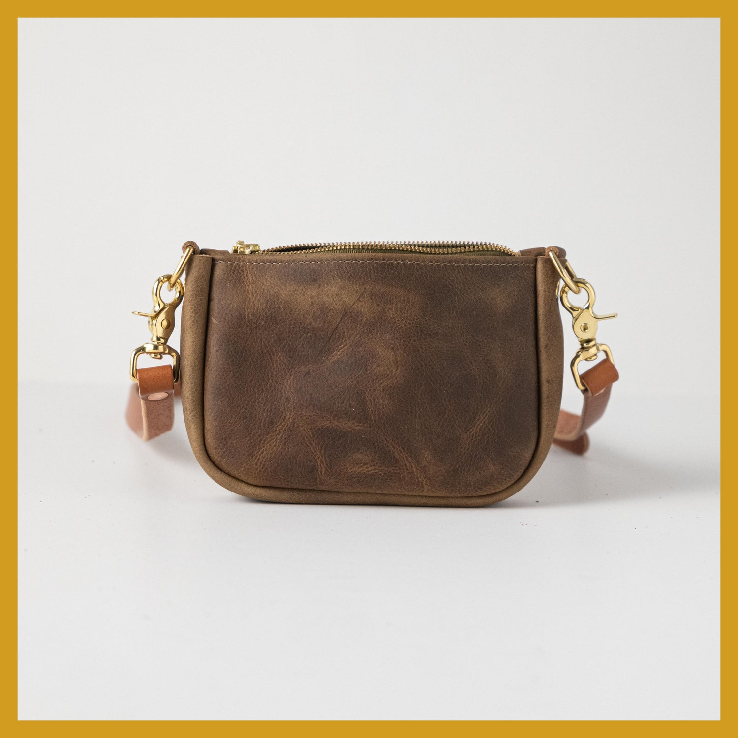 Scratch-and-Dent Olive Kodiak Mini Crossbody Bag