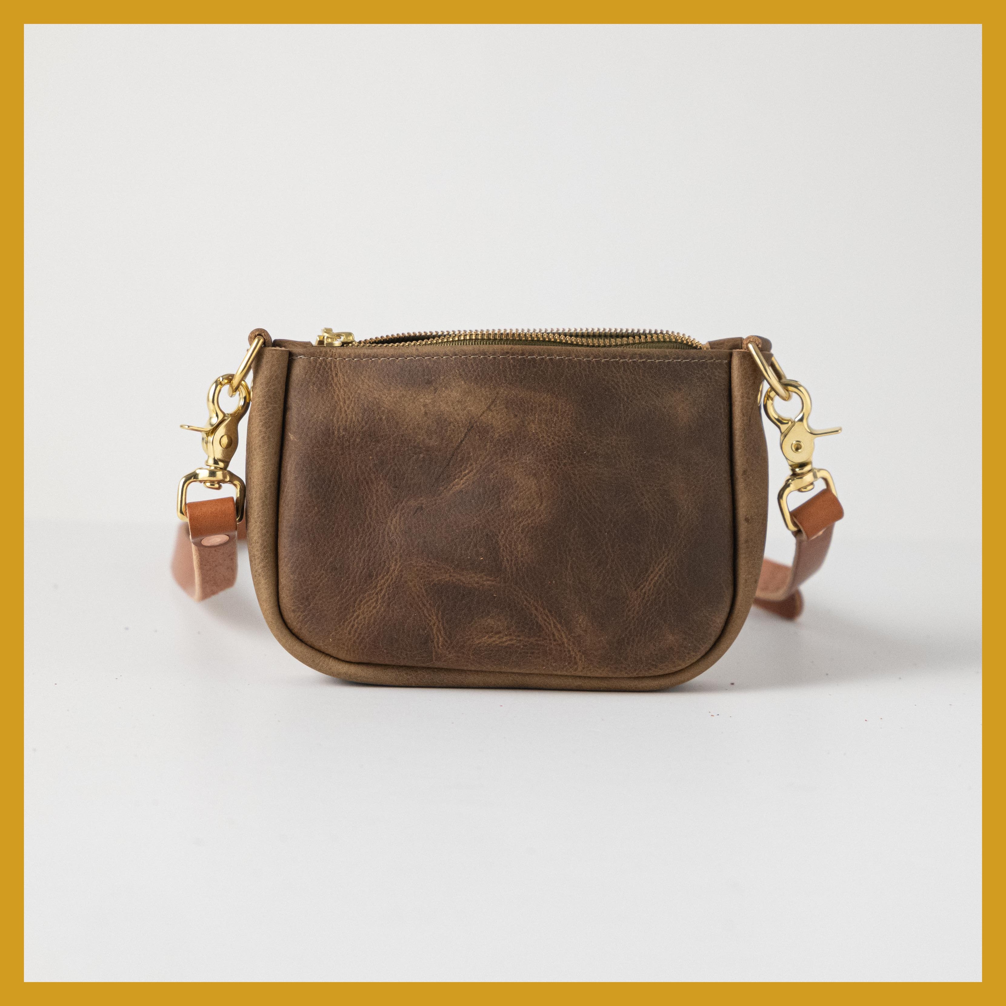 Scratch-and-Dent Olive Kodiak Mini Crossbody Bag