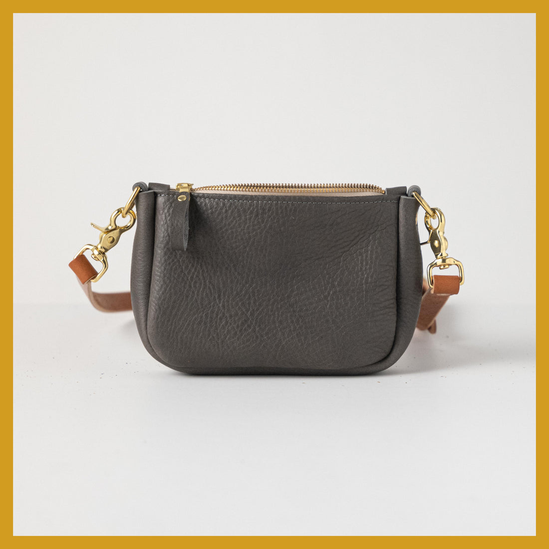 Scratch-and-Dent Grey Cypress Mini Crossbody Bag
