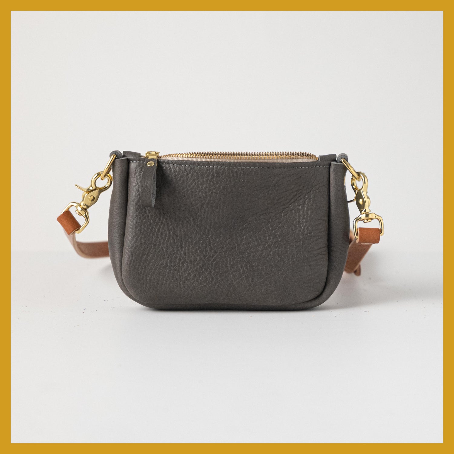 Scratch-and-Dent Grey Cypress Mini Crossbody Bag