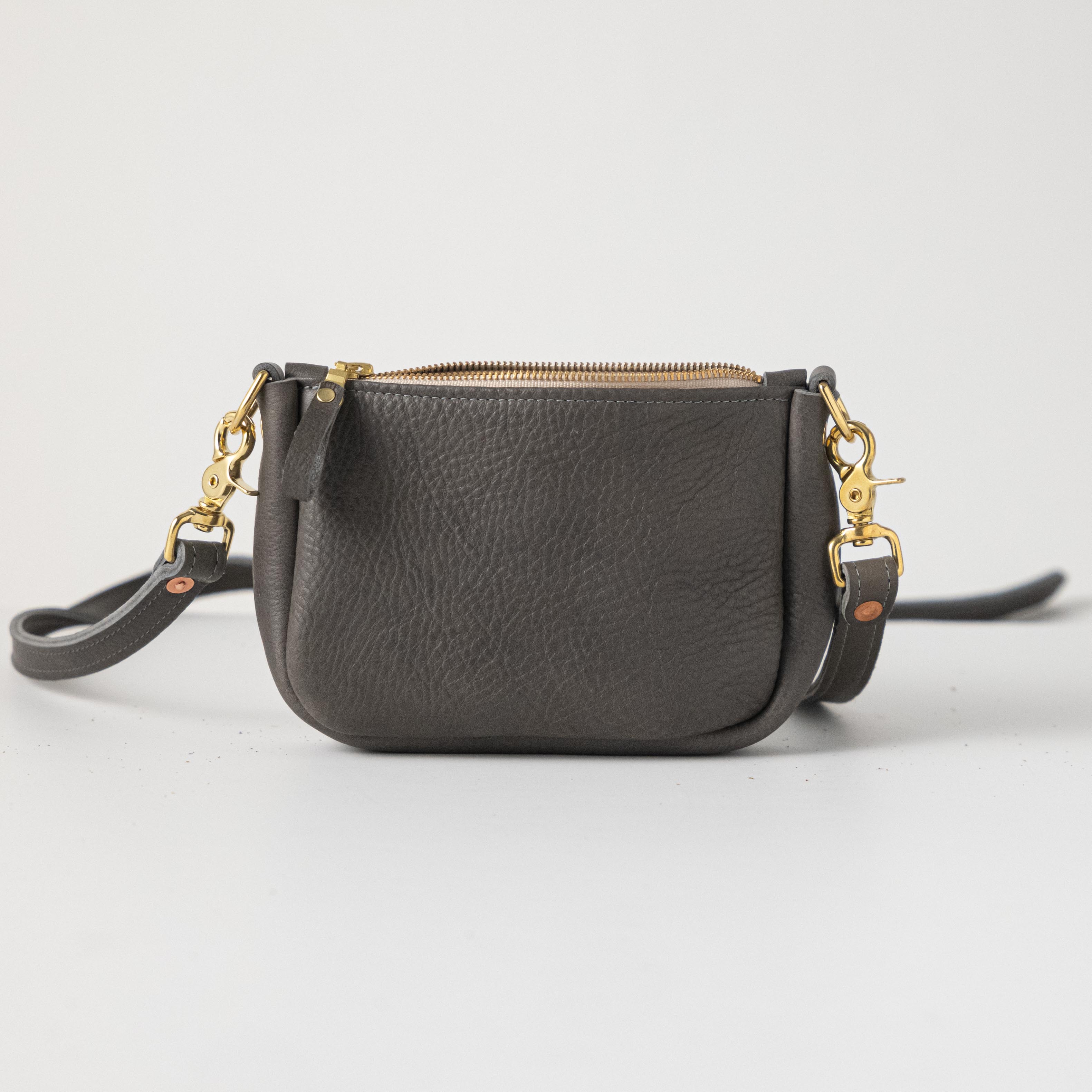Scratch-and-Dent Grey Cypress Mini Crossbody Bag