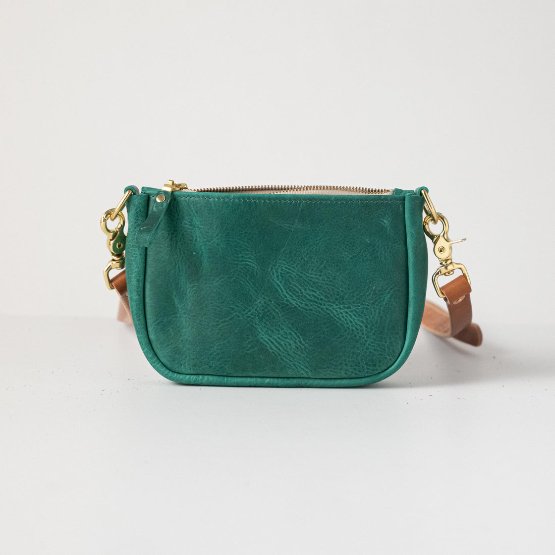 Teal Kodiak Mini Crossbody Bag