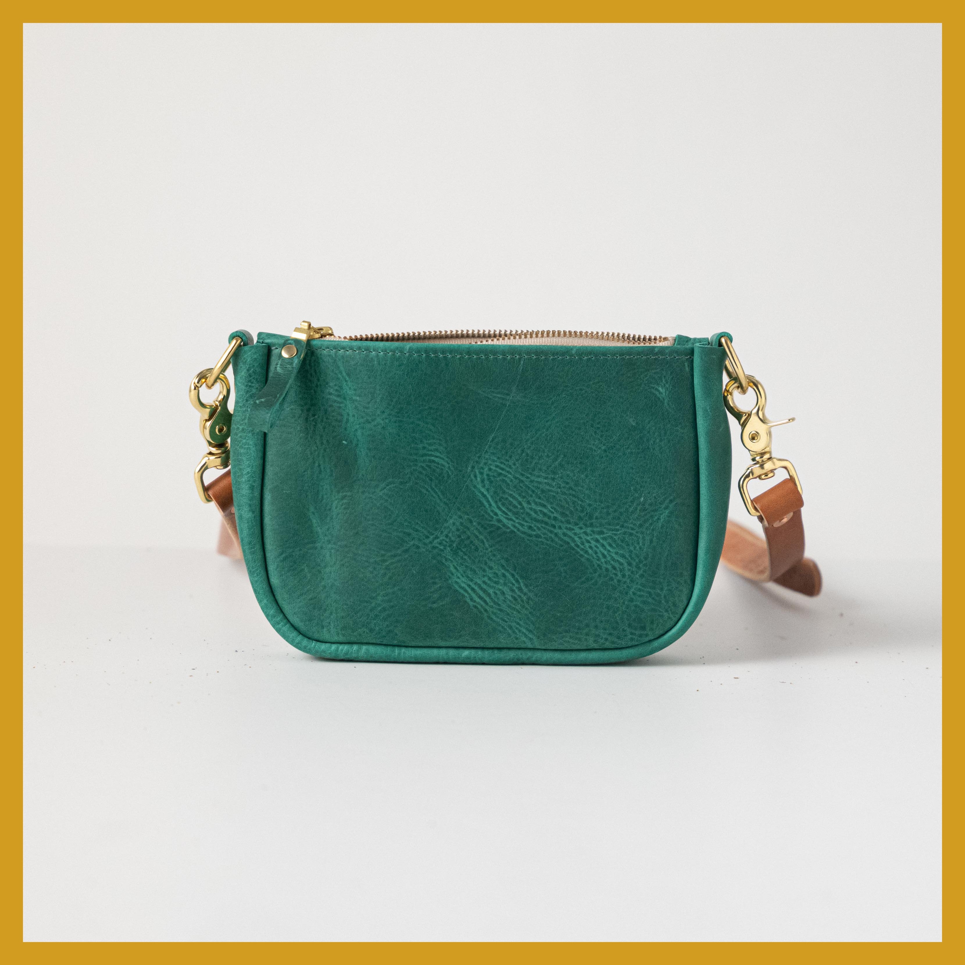 Scratch-and-Dent Teal Kodiak Mini Crossbody Bag