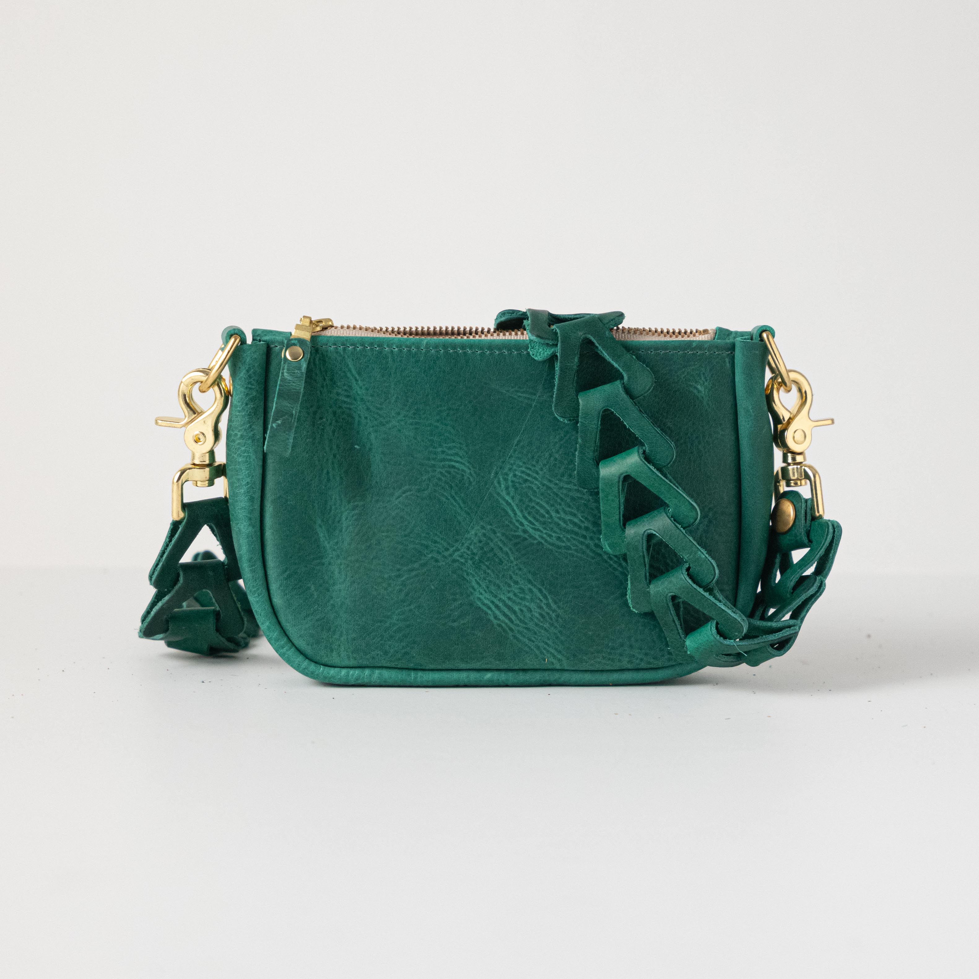 Scratch-and-Dent Teal Kodiak Mini Crossbody Bag