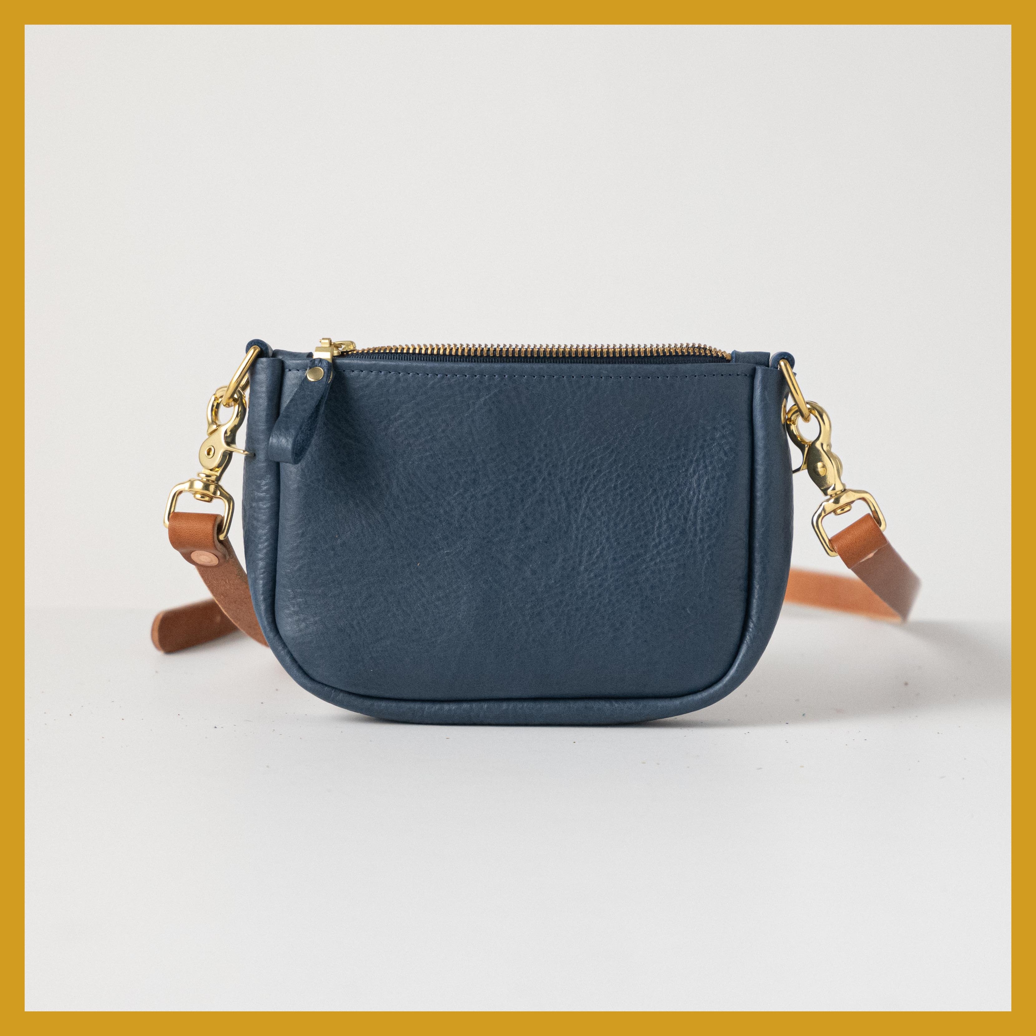 Scratch-and-Dent Blue Cypress Mini Crossbody Bag