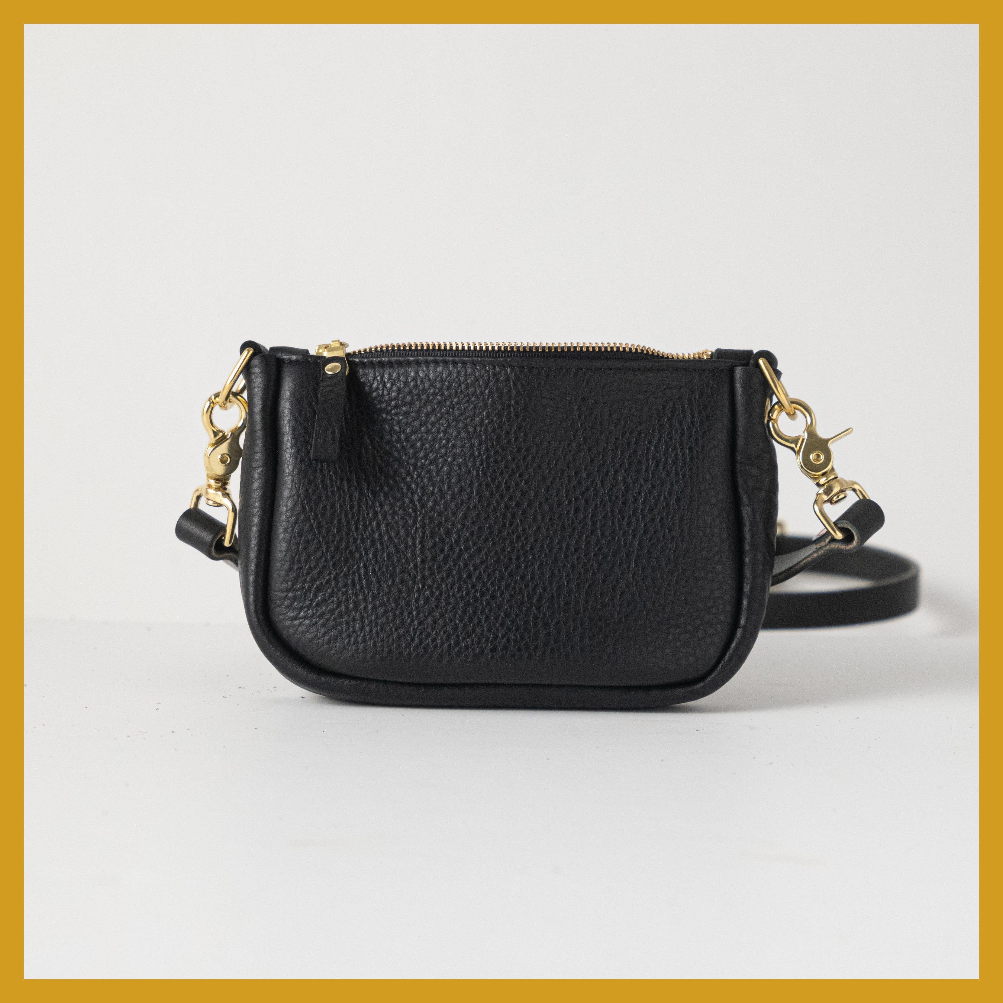 Scratch-and-Dent Black Cypress Mini Crossbody Bag