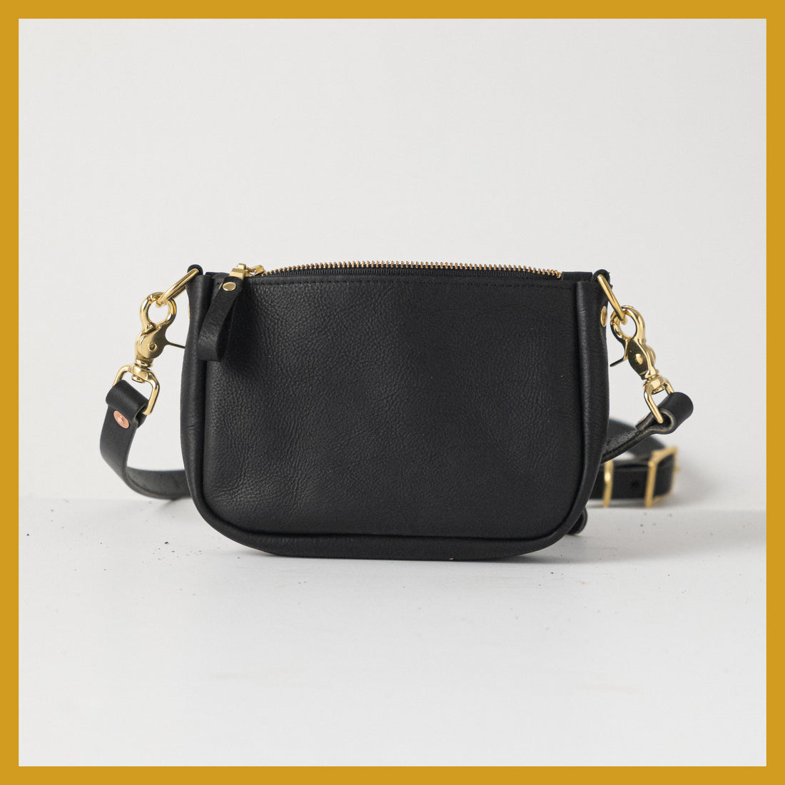 Scratch-and-Dent Black Kodiak Mini Crossbody Bag
