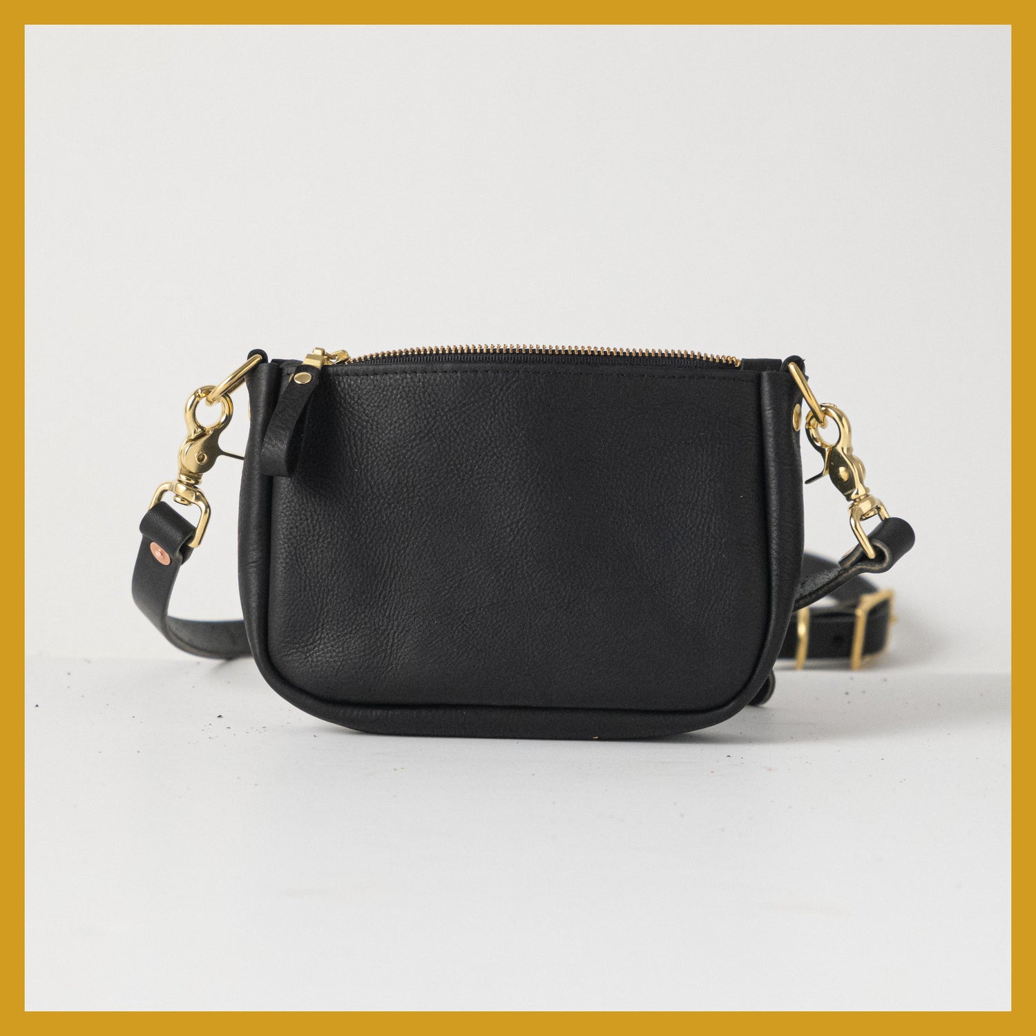 Scratch-and-Dent Black Kodiak Mini Crossbody Bag